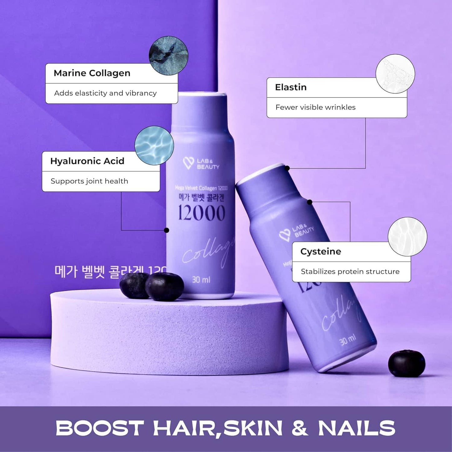 Collagen 12,000 LAB & BEAUTY 7 Ống