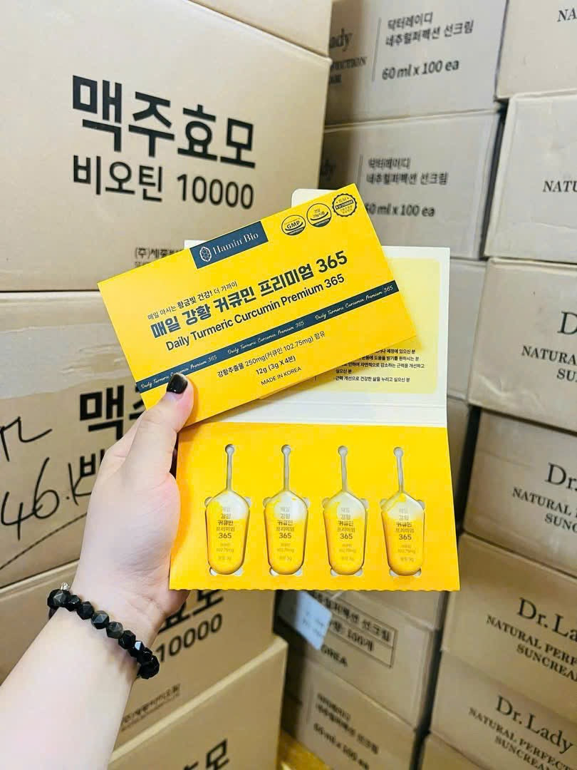 Tinh Nghệ Nano Curcumin Premium 365 Hamin Bio Hàn Quốc 32 Tép