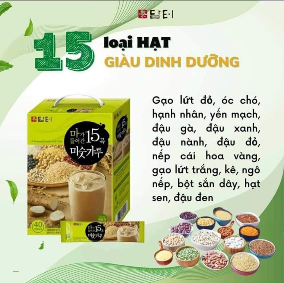 𝐁ộ𝐭 𝐧𝐠ũ 𝐜ố𝐜 𝟏𝟓 𝐥𝐨ạ𝐢 𝐡ạ𝐭 𝐃𝐚𝐦𝐭𝐮𝐡 𝐇à𝐧 𝐐𝐮ố𝐜 𝐛ổ 𝐬𝐮𝐧𝐠 𝐝𝐢𝐧𝐡 𝐝ưỡ𝐧𝐠 40 gói