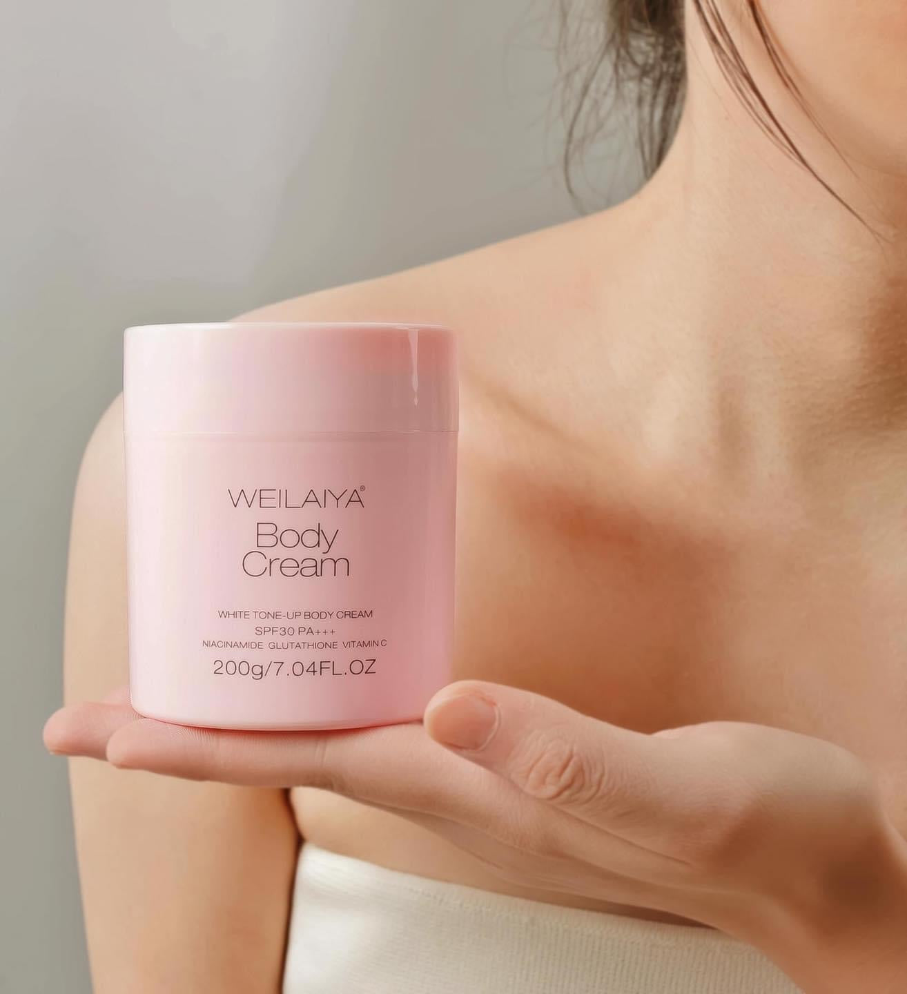Weilaiya Face & Body Day Cream (Kem Trắng Da) 200G