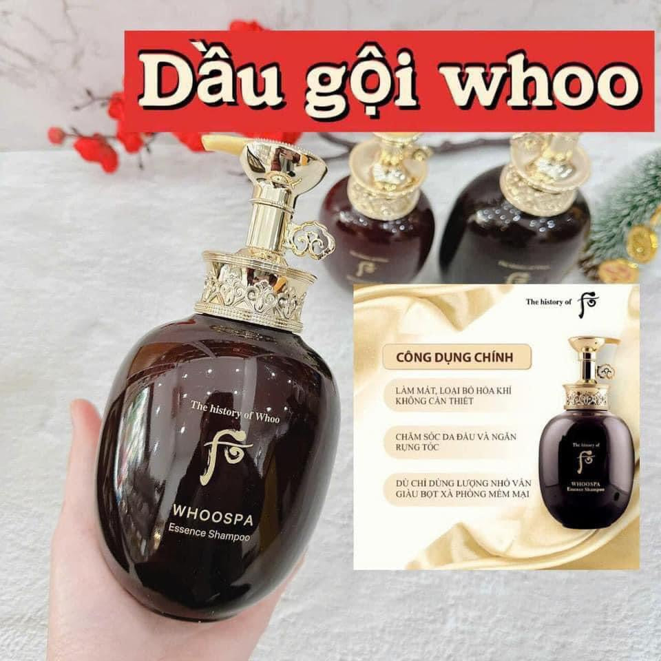 Set Dầu Gội Xả Đông Y WHOOSPA Cao Cấp Hàn Quốc 3 chai