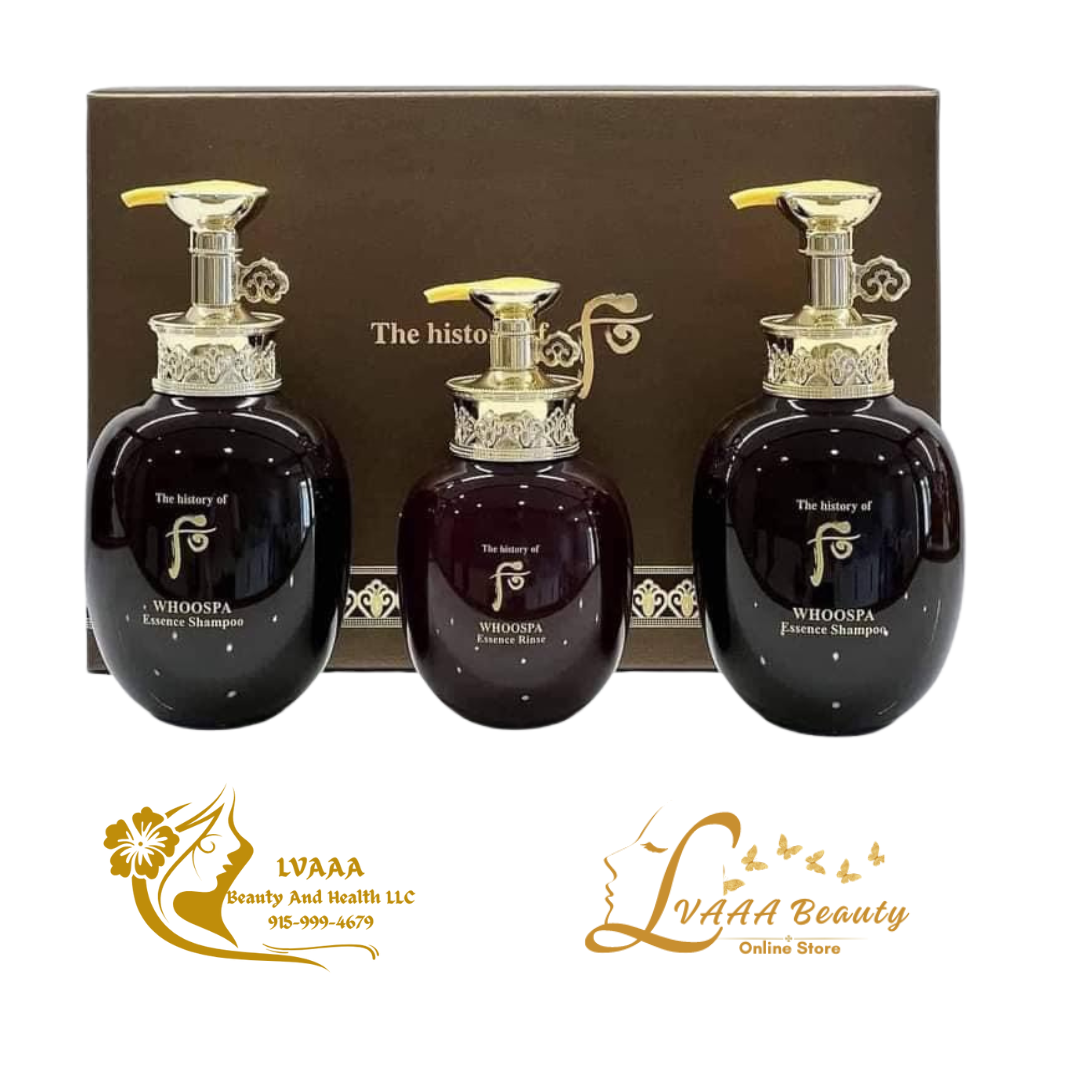 Set Dầu Gội Xả Đông Y WHOOSPA Cao Cấp Hàn Quốc 3 chai