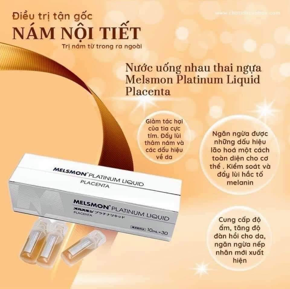 Melmons uống - Cải lão hoàn đồng cho làn da (30 ống)