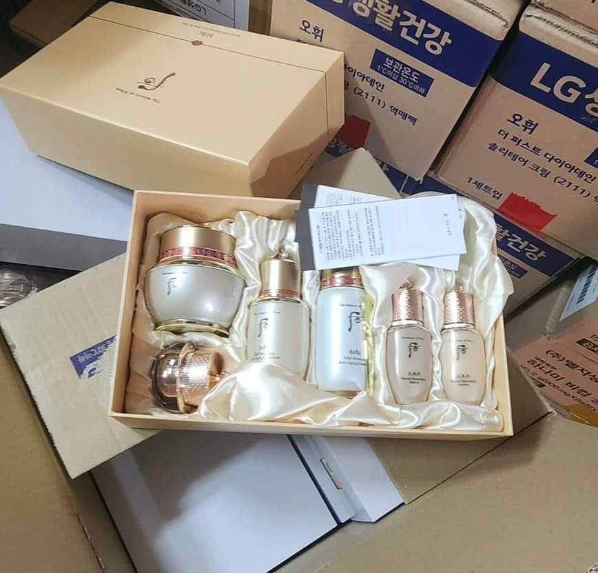 𝐒𝐞𝐭 𝐊𝐞𝐦 𝐖𝐡𝐨𝐨 𝐁𝐢𝐜𝐡𝐮𝐩 𝐉𝐚𝐲𝐨𝐨𝐧 𝐂𝐫𝐞𝐚𝐦 Chống Lão Hóa 6 Pcs