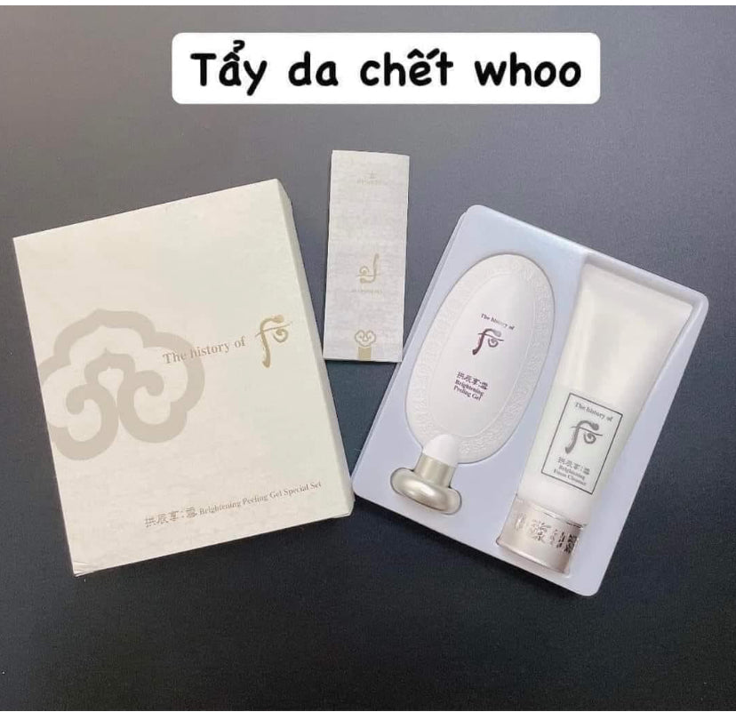 Set Tẩy tế bào chết Whoo Gongjinhyang Seol Brightening Peeling Gel 109ml