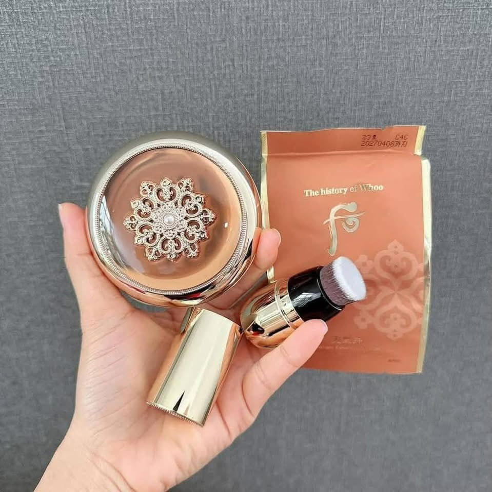 Set Whoo Cushion Hoa Hiên Phấn Ướt Tái Sinh 1 Refil Tone 21 & 23