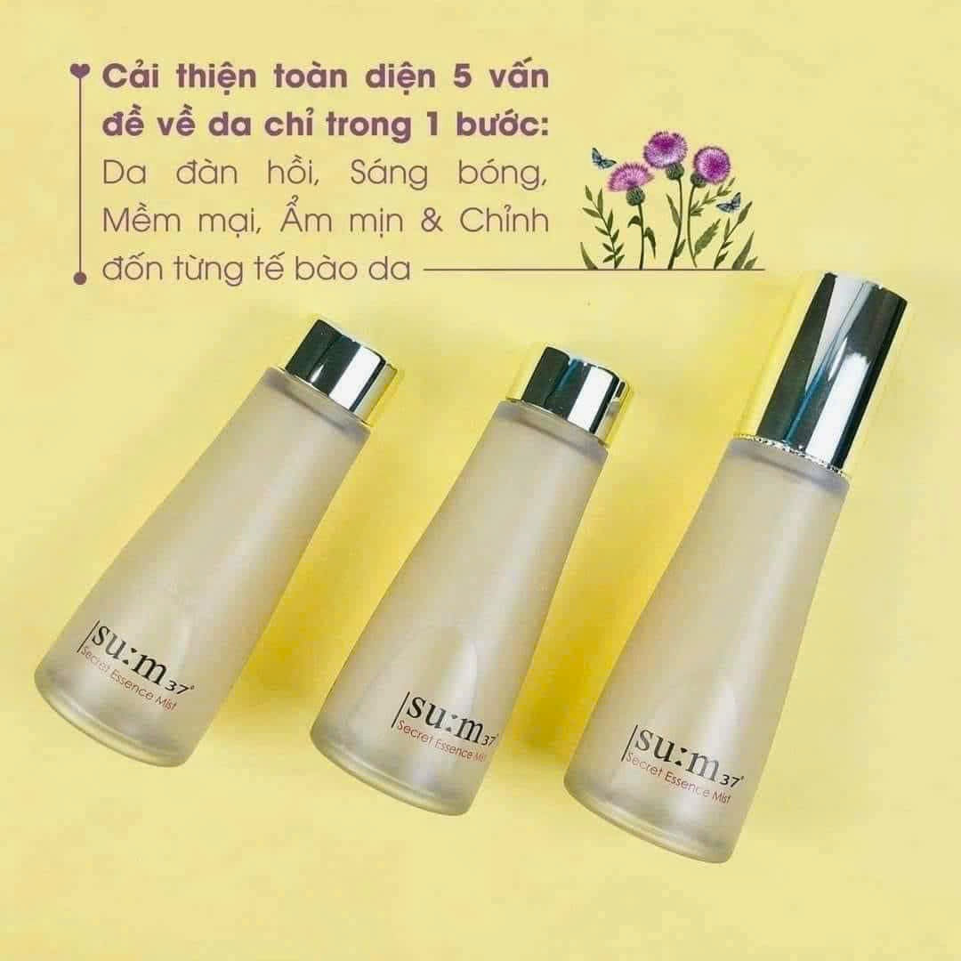 Sét Xịt Khoáng Nước Thần SUM;37 SECRET ESSENCE MIST 3 Chai 180ml