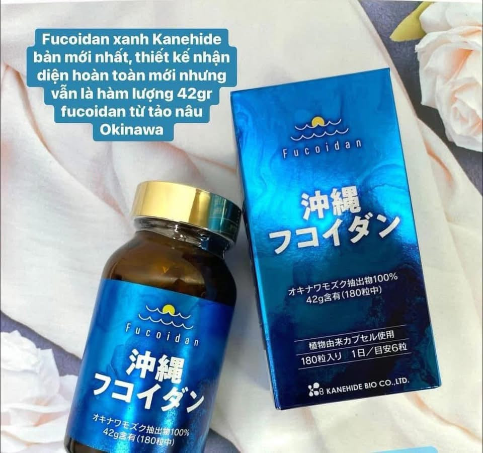 Fucoidan xanh Okinawa Kenehide Bio 180 Viên Nhật Bản