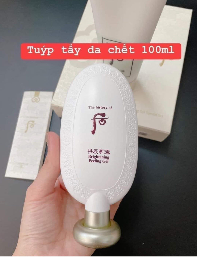 Set Tẩy tế bào chết Whoo Gongjinhyang Seol Brightening Peeling Gel 109ml