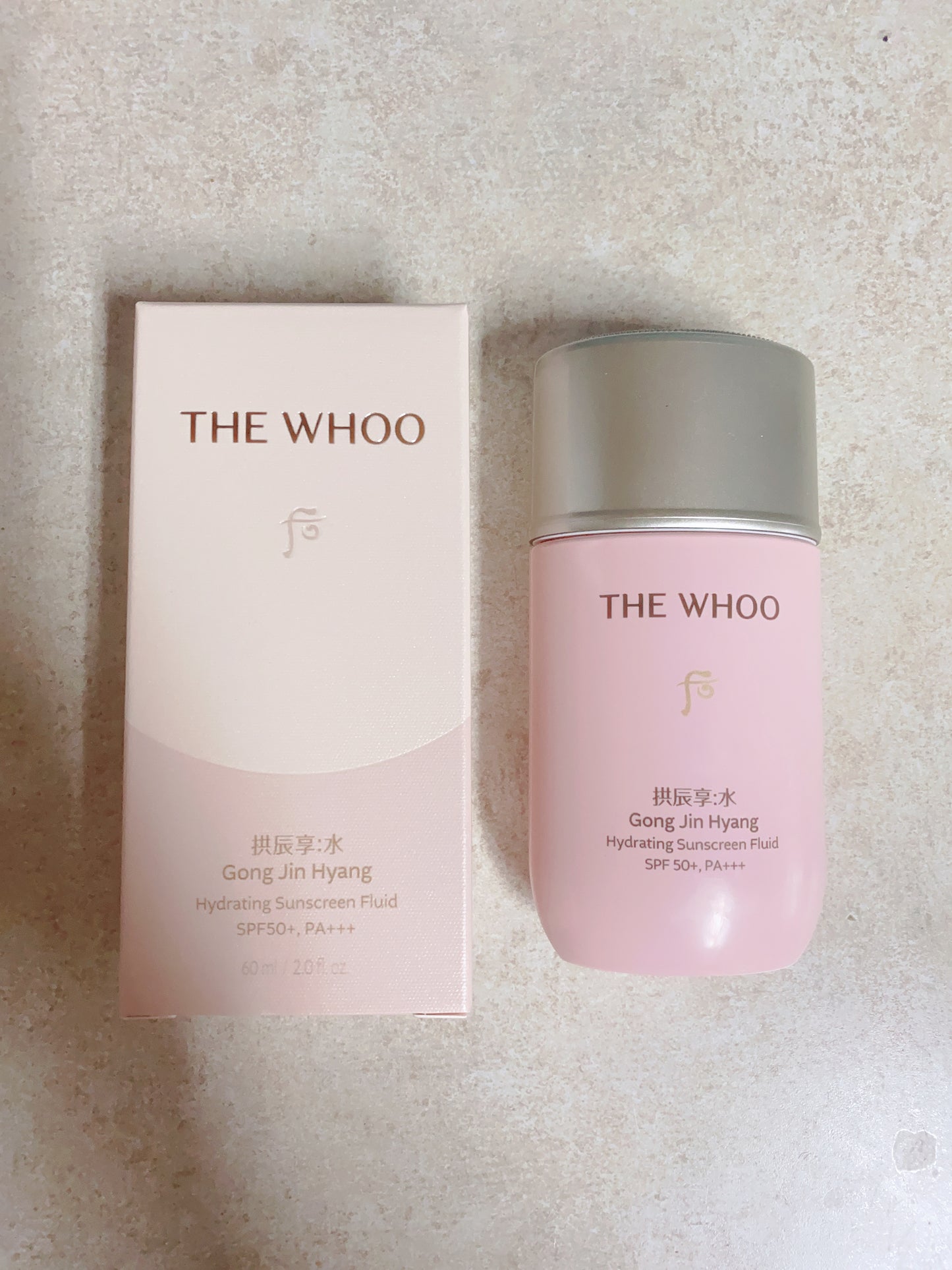 Sét kem chống nắng Whoo hồng Vital Sun Fluid SPF50+/PA+++ 5pcs