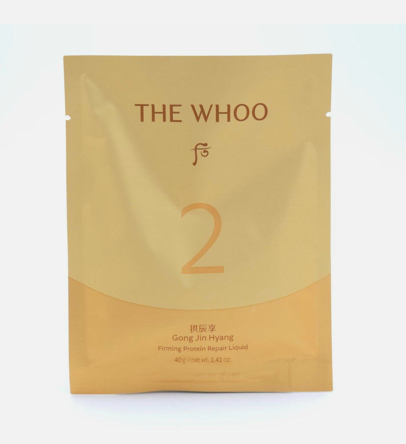 MẶT NẠ LẮC TẠO HÌNH – The Whoo GONG JIN HYANG MODELING MASK SHAKER Protein Repair Set