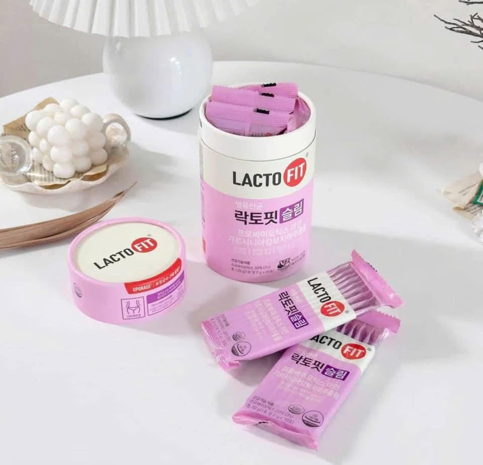 MEN VI SINH 𝐋𝐀𝐂𝐓𝐎 𝐅𝐈𝐓 𝐒𝐋𝐈𝐌 Màu Hồng 60 Gói