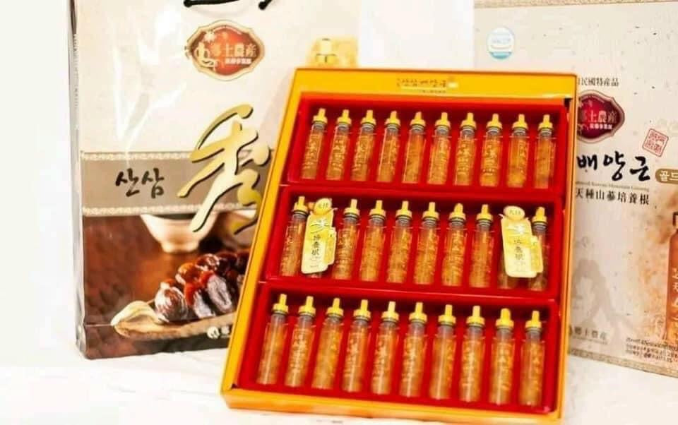 Tinh chất sâm núi Hàn Quốc Thượng Hạng Cheon Jong Tissue 30 ống