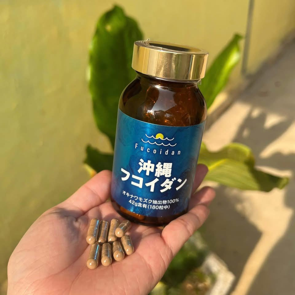 Fucoidan xanh Okinawa Kenehide Bio 180 Viên Nhật Bản