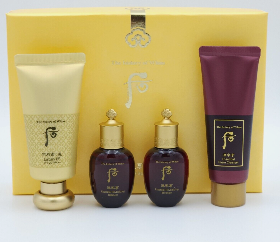 Set 𝐊em 𝐁𝐁 𝐖hoo 𝐕àng 𝐋𝐔𝐗𝐔𝐑𝐘 𝐁𝐁 𝐂𝐑𝐄𝐀𝐌 𝐒𝐏𝐅𝟐𝟎+ mini 4 món
