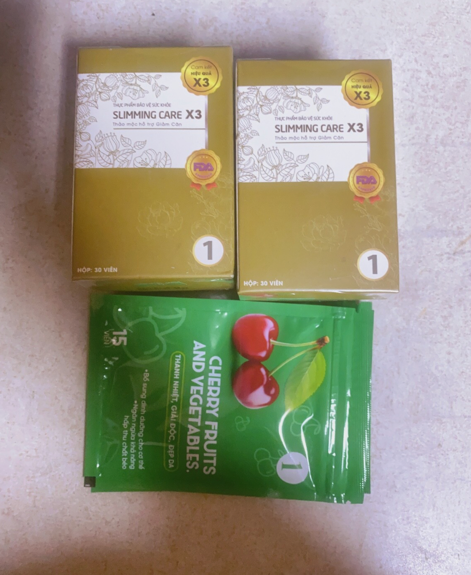 Slimming Care x3 Type 1 Free Detox (cho tất cả mọi tạng người)