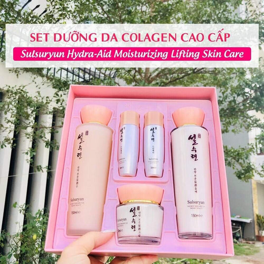 Set dưỡng da colagen cao cấp Sulsuryun Hydra-Aid Moisturizing Lifting Skin ( 2 Set $80 )