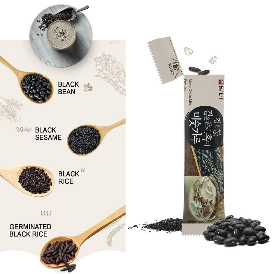 Bột Ngũ Cốc Mè Đen Damtuh ( Black Grain Mix Powder) 50 gói