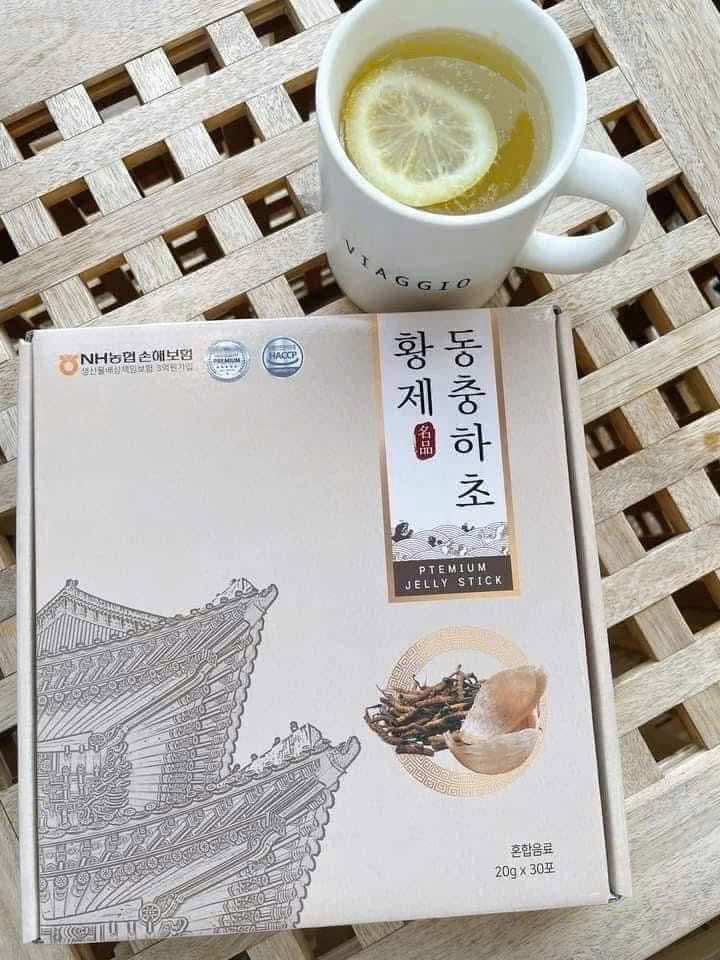 Thạch yến đông trùng hạ thảo trường thọ NONGHUYP KOREA 30 gói