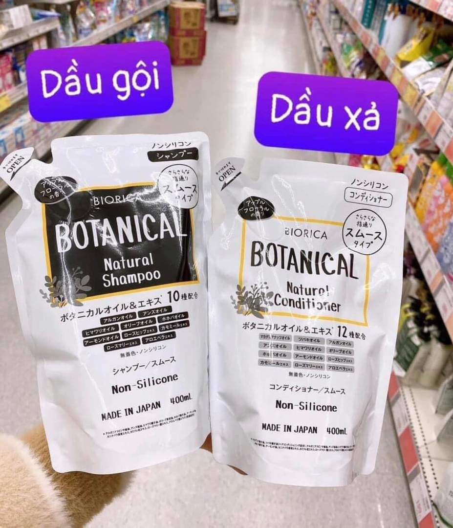 Set Dầu Gội - Xả BOTANICAL Nhật Bản