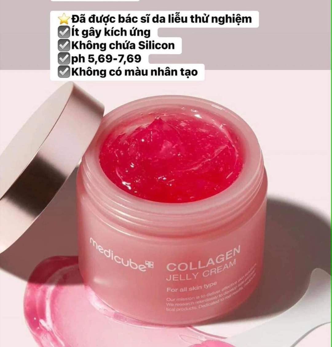 Thạch Duỡng Ẩm Căng Bóng  Chống Lão Hoá Da MEDICUBE COLLAGEN JELLY CREAM