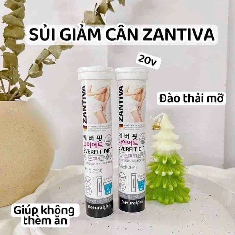 Viên sủi giảm cân Zantiva Everfit Diet 20 viên (Made in Germany)