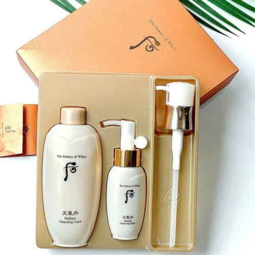 SỮA RỬA MẶT WHOO HOÀNG CUNG Whoo Radiant Cleansing Foam Set