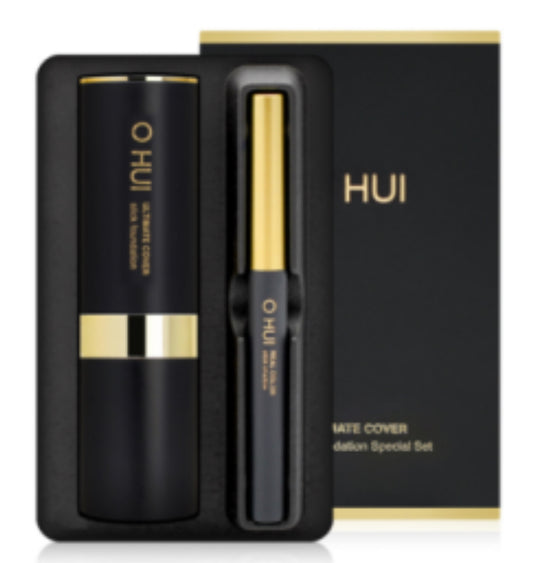 Set Kem Nền Che khuyết Điểm Ohui Tặng Mascara Chống Thấm Nước