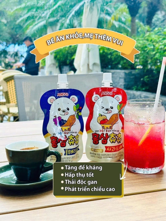 Nước Hồng Sâm Chu Chu/ Chuchu Hàn Quốc 10 Gói