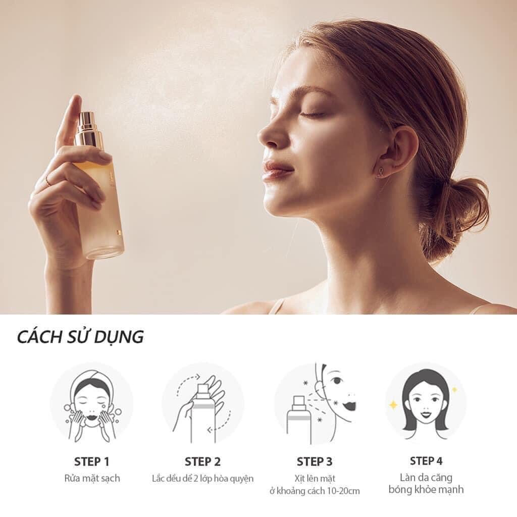Tinh chất xịt khoáng D’Alba Roya làm trắng, chống nhăn 100ml