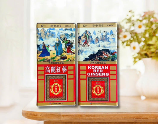 Sâm Khô Hộp Thiếc Nguyên Củ Hàn Quốc 300g (11-20 củ)