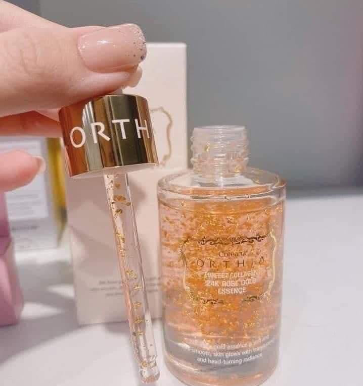 Coreana ORTHIA Perfect Collagen 24K Rose Gold Essence 50ml (Tế Bào Gốc Chiết Xuất Từ Hoa Hồng Và Vàng 24k)
