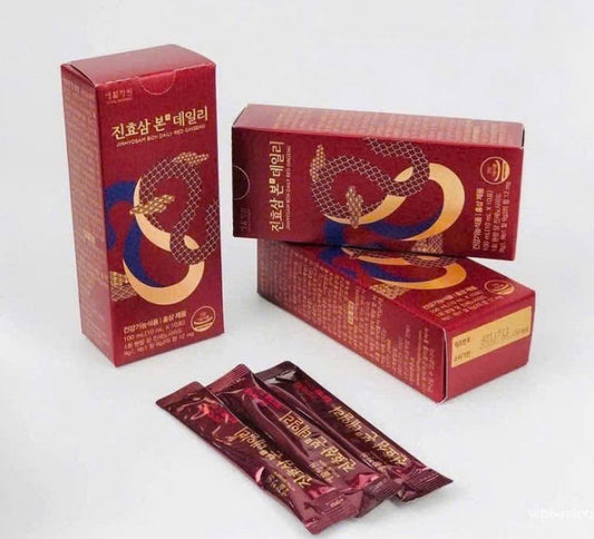 Nước Hồng Sâm 6 năm tuổi LG Saeng Hwal Jeong Won Jinhyosam Bon Daily Hộp 50 Gói Nhỏ