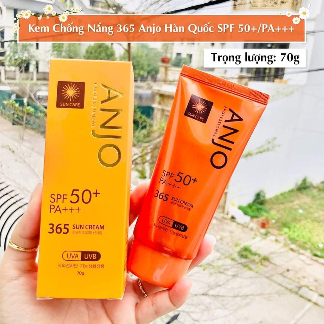 KEM CHỐNG NẮNG ANJO SPF 50 PA+++