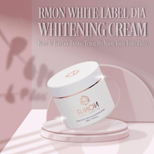Kem Dưỡng Trắng Da Body Tế Bào Gốc Hàn Quốc Rmon White Label Dia Whitening Cream 200g