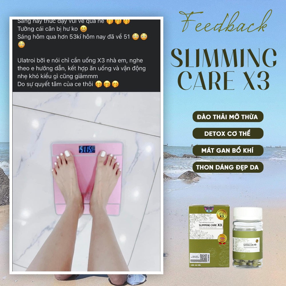Slimming Care x3 Type 2 for Hard Loosing Weight Free Detox