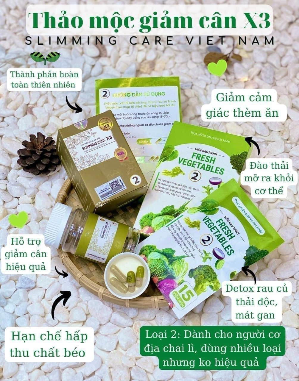 Slimming Care x3 Type 2 for Hard Loosing Weight Free Detox