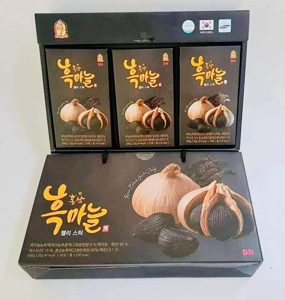 Thạch Hắc Xâm Tỏi Đen Hàn Quốc