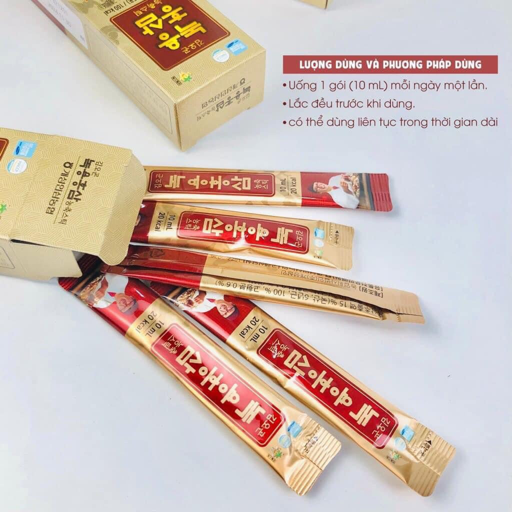 Tinh chất hồng sâm đỏ nhung hươu dược sỹ Kim Oh-Gon 
30 Gói