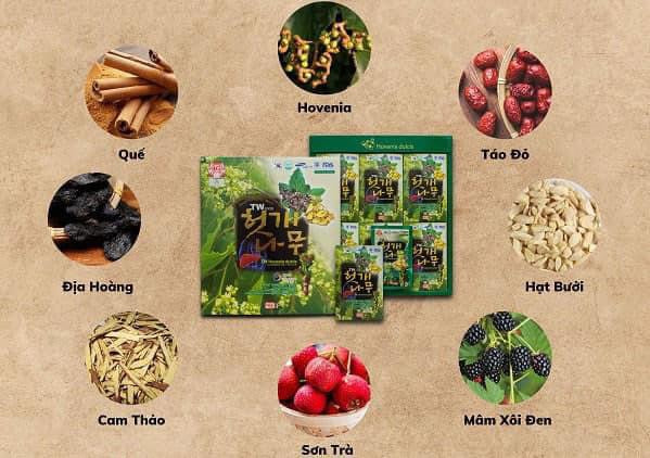 NƯỚC UỐNG THẢO DƯỢC BỔ GAN- MÁT GAN- GIẢI ĐỘC - GIẢI RƯỢU TW HÀN