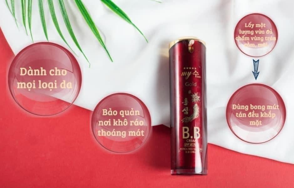 Kem nền BB cream Hồng sâm đỏ My Gold Hàn Quốc