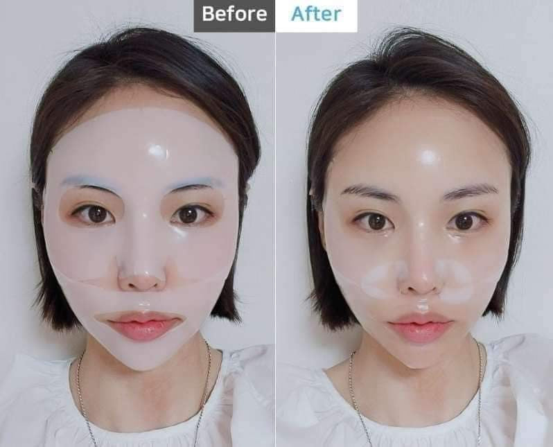 Mặt Nạ Thạch Ngậm Nước, Dưỡng Ẩm Collagen 
LAUMABELL Hàn Quốc hộp 4 miếng.