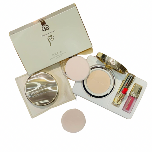 Mẫu mới nhất của Phấn phủ Whoo vàng. Luxury Glow Pressed Powder Pact Tone 21