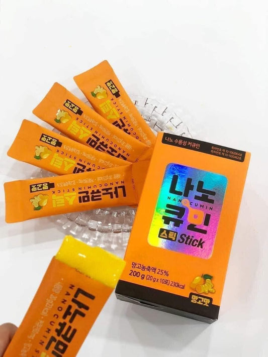 Thạch Nghệ Nano Chuẩn Nội Địa HÀN QUỐC Premium Cumin Stick  30 Gói