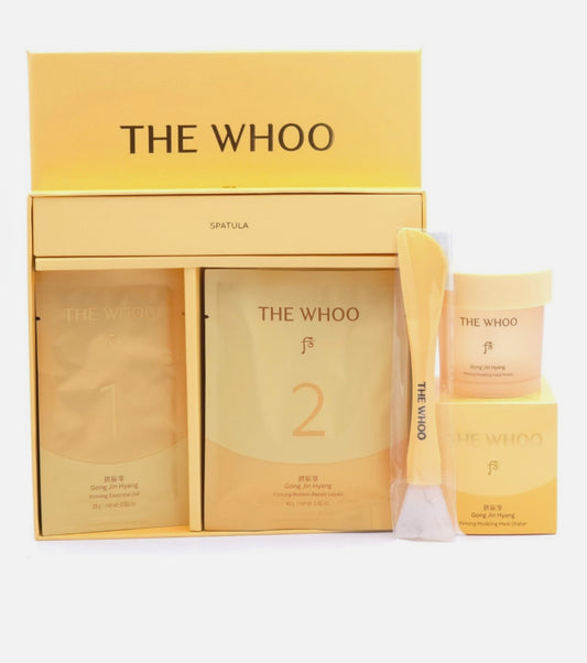 MẶT NẠ LẮC TẠO HÌNH – The Whoo GONG JIN HYANG MODELING MASK SHAKER Protein Repair Set