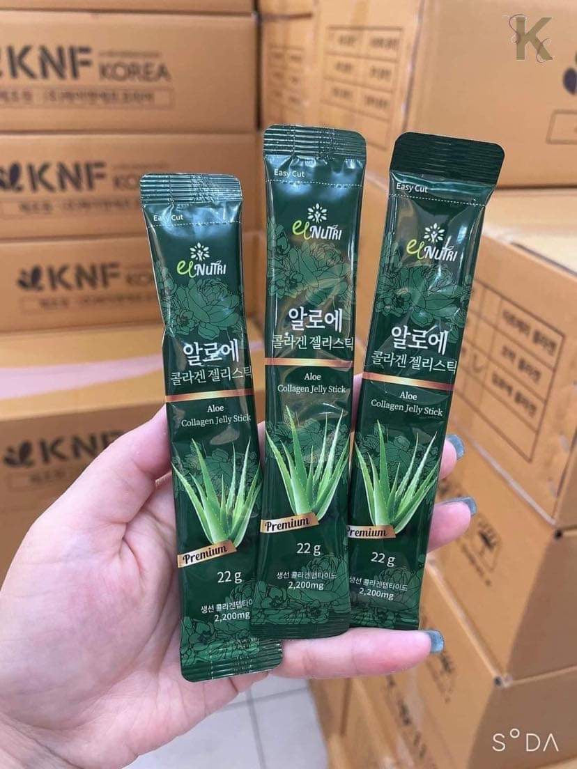 Thạch Nha Đam Collagen (Aloe Collagen Jelly) 30 Sticks