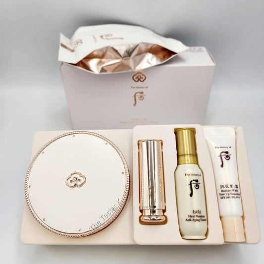 Whoo Radiant White Tone Up Sun Cushion Special Set