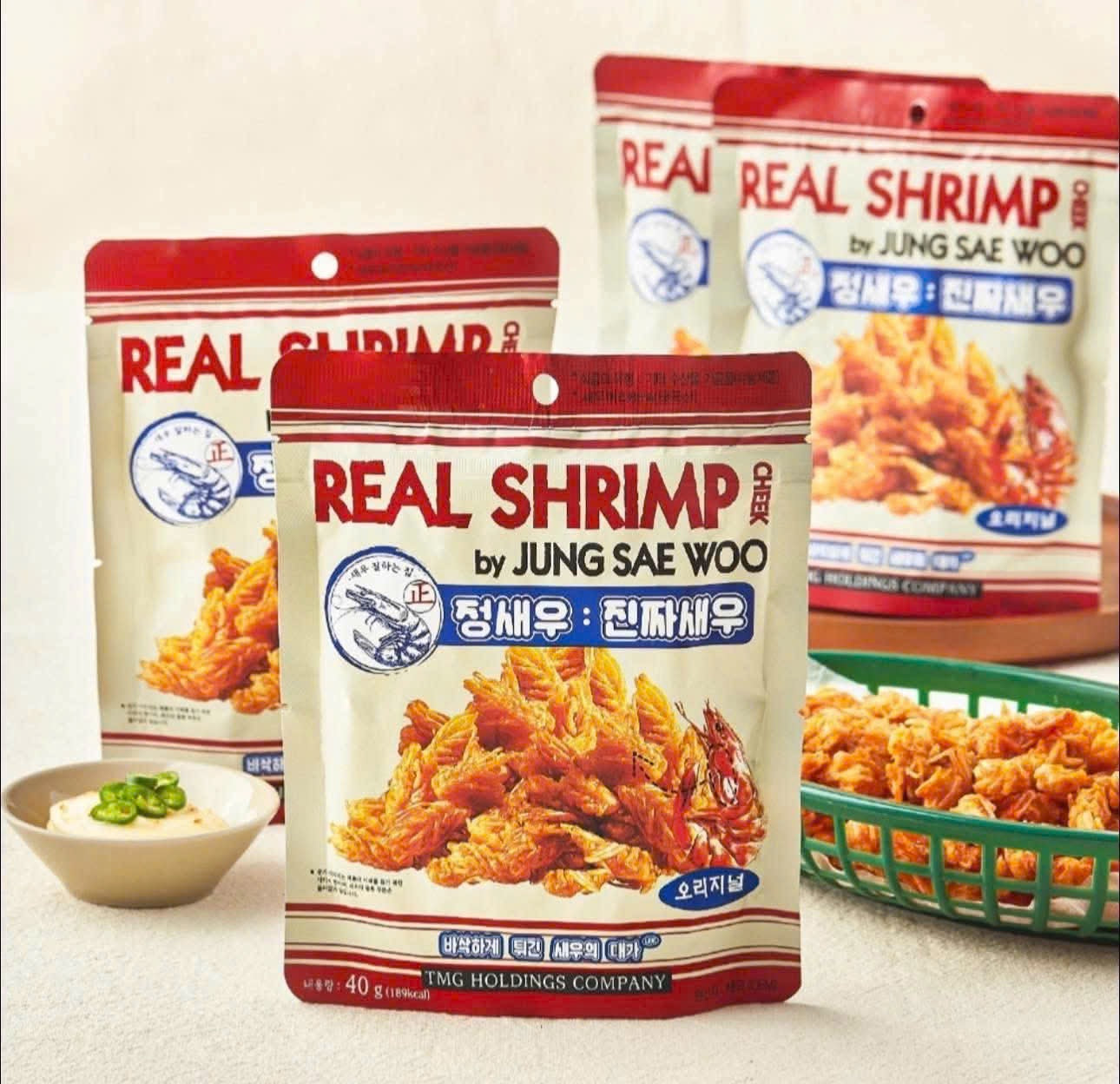 Snack Tôm Chiên Hàn Quốc 160g