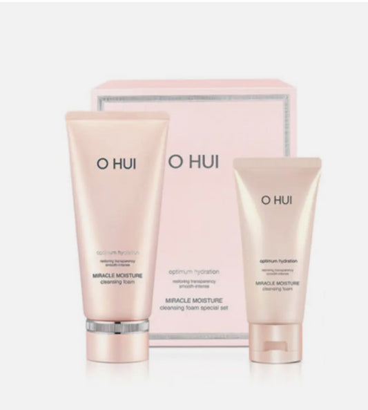 Sữa Rửa Mặt OHUI Miracle Moisture Cleansing foam 200ml tặng kèm tuýp nhỏ 100ml