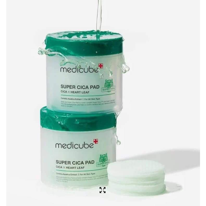 Toner Dịu Da Nhạy Cảm Medicube Super Cica Pad (Vegan) 150g/70 miếng
